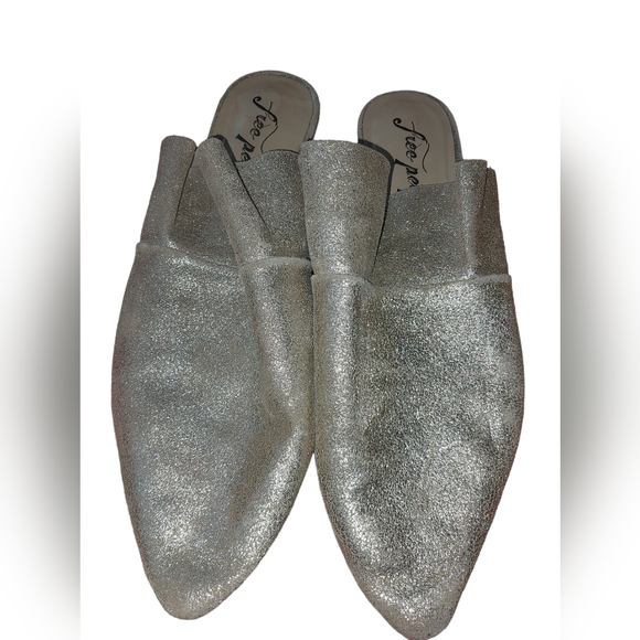 FREE PEOPLE Sienna Ruffle Mule Size US 10 EU 41 - Picture 2 of 13